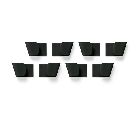 Tchibo - Nástěnné držáky na pokličky - barva: černá