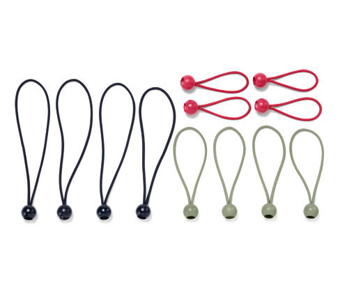 Tchibo - Upínací gumy s kuličkou - barva: modrá