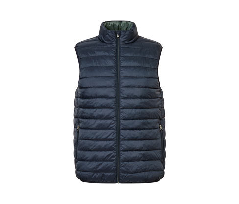 Tchibo - Oboustranná vesta - pro muže - vel. 3XL 64/66 - barva: modrá