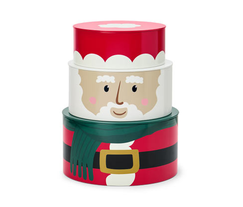 Tchibo - Dózy na cukroví s vánočním motivem - barva: vícebarevná