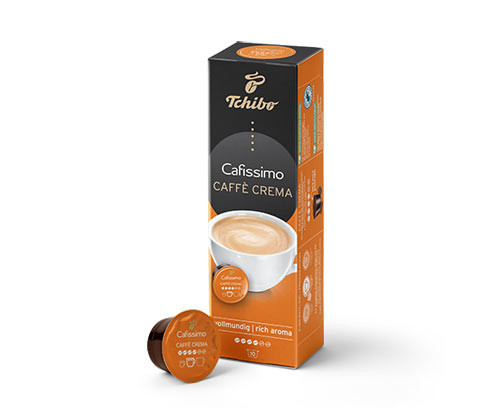 Tchibo - Caffè Crema plná chuť – 10 kapslí - Intenzita: 4/6