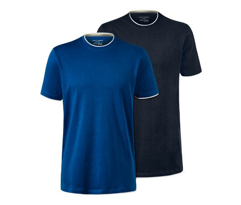 Tchibo - Trika s kulatým výstřihem - pro muže - vel. M 48/50 - barva: modrá