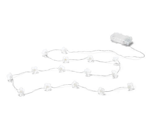 Tchibo - Světelný řetěz s mikro Led, květy