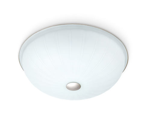 Tchibo - Stropní/nástěnné svítidlo s LED a skleněným stínítkem - barva: bílá