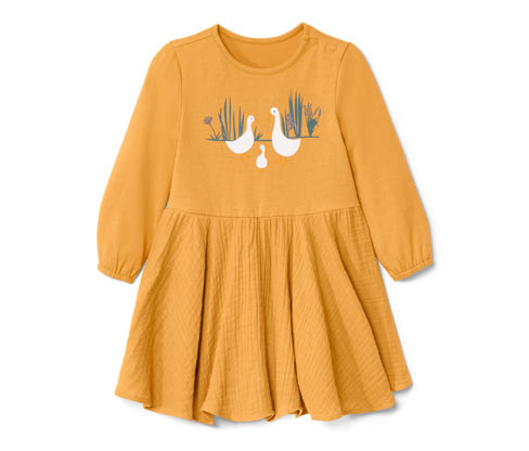 Tchibo - Tkané šaty pro miminka - pro miminko - vel. 50/56 - barva: žlutá