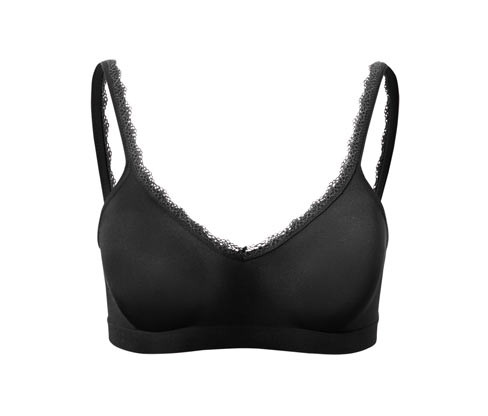 Tchibo - Bezešvá měkká podprsenka - barva: černá