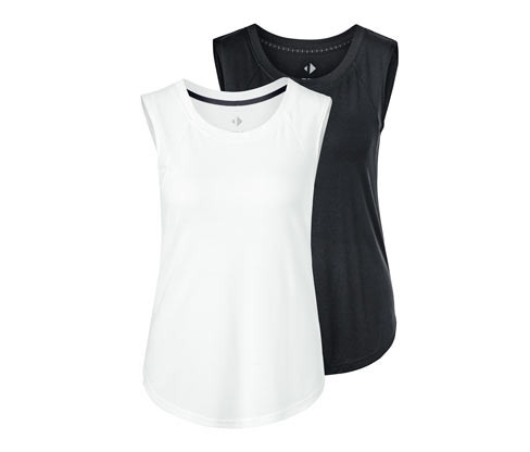 Tchibo - Topy - pro ženy - vel. XS 32/34 - barva: černá