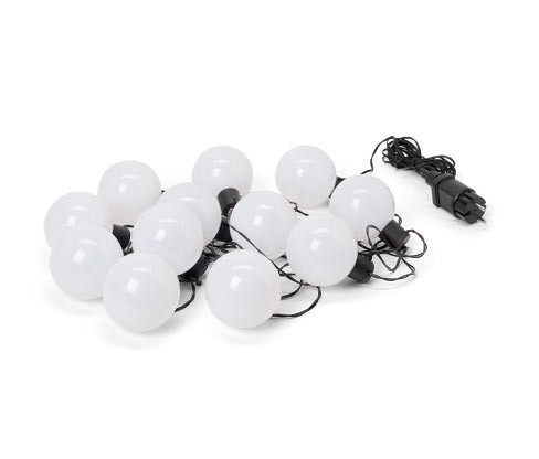 Tchibo - Venkovní světelný řetěz s LED - barva: černá