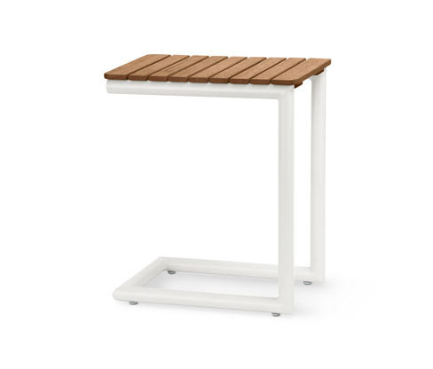 Tchibo - Odkládací stolek - barva: bílá