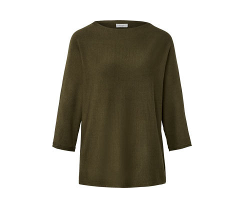 Tchibo - Svetr z jemného úpletu - pro ženy - vel. S 36/38 - barva: zelená