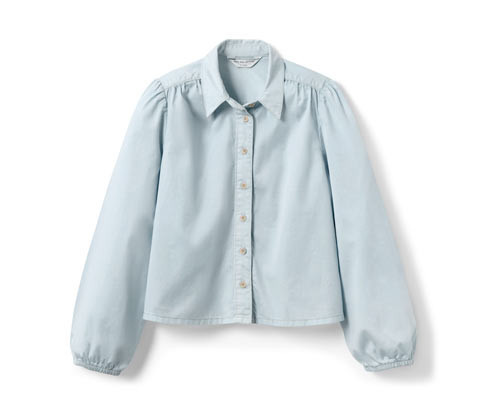 Tchibo - Dětská džínová halenka - pro dívky - vel. 122/128