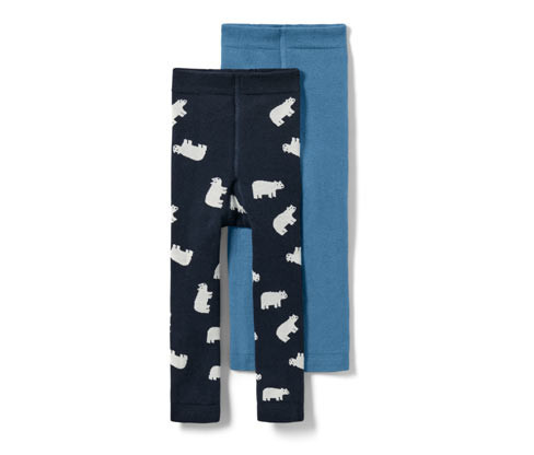 Tchibo - Dětské termolegíny - vel. 86/92 - barva: modrá