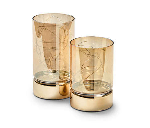 Tchibo - Svíčky ve skle s Led, 2 ks