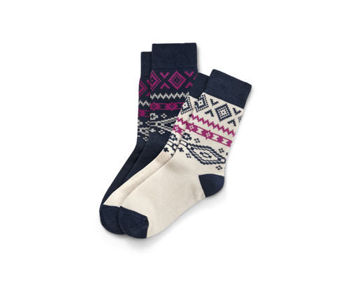 Tchibo - Termoponožky - pro ženy - vel. 31-34 - barva: modrá