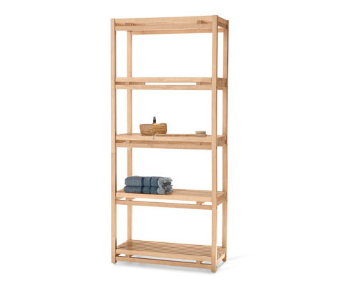 Tchibo - Stojací regál - barva: hnědá