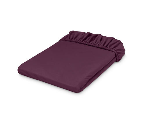 Tchibo - Napínací prostěradlo z biberu - barva: fialová