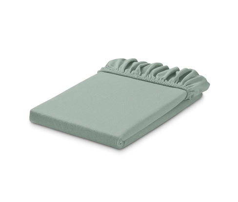 Tchibo - Žerzejové napínací prostěradlo - barva: zelená