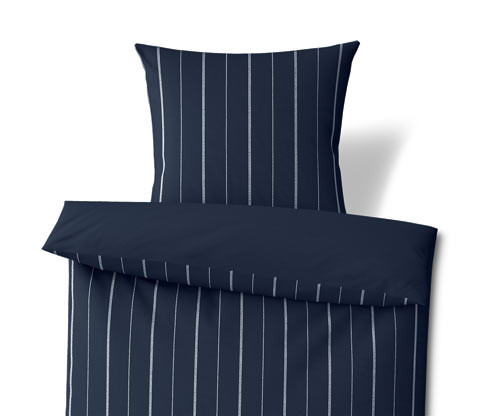 Tchibo - Povlečení ze zimního žerzeje - barva: modrá