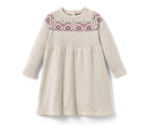 Tchibo - Dívčí pletené šaty - pro miminko - vel. 74/80 - barva: béžová