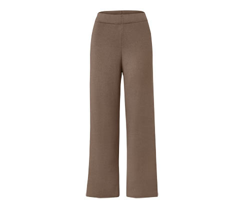 Tchibo - Pletené kalhoty - pro ženy - vel. XS 32/34 - barva: hnědá