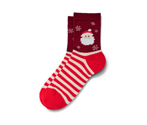 Tchibo - Vánoční ponožky - pro ženy - vel. 27-30 - barva: bílá