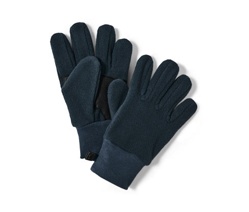 Tchibo - Dětské fleecové rukavice - vel. 122-140 - barva: modrá