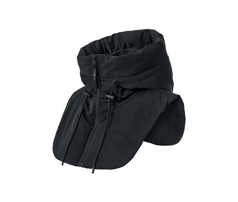 Tchibo - Vatovaná kapuce se stojáčkem - barva: černá