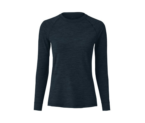 Tchibo - Funkční triko s vlnou merino - pro ženy - vel. XS 32/34 - barva: modrá