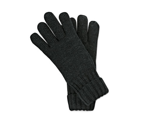 Tchibo - Pletené rukavice - pro muže - vel. 8,5 - barva: šedá