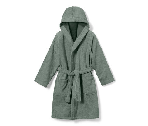 Tchibo - Dětský župan - pro ženy - vel. 122/128 - barva: zelená