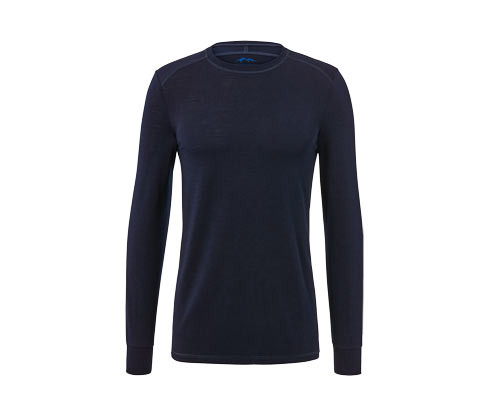 Tchibo - Funkční triko s vlnou s certifikací RWS - pro muže - vel. S 44/46 - barva: modrá