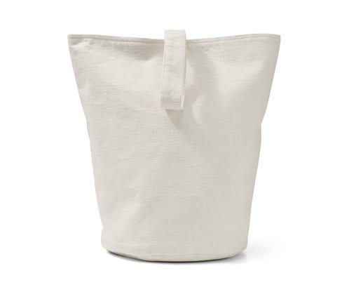 Tchibo - Úložný koš s popruhem na přenášení - barva: bílá