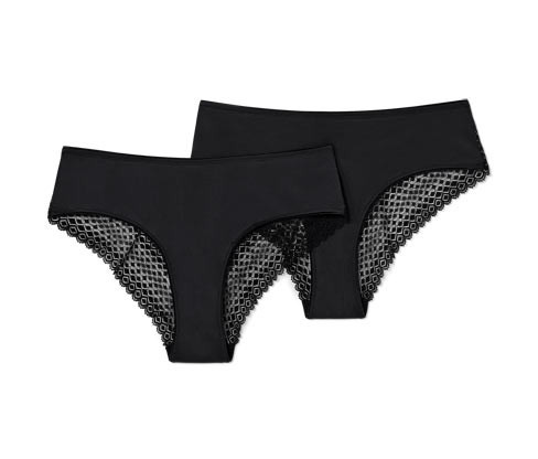 Tchibo - Brazilské kalhotky - pro ženy - vel. S 36/38 - barva: černá