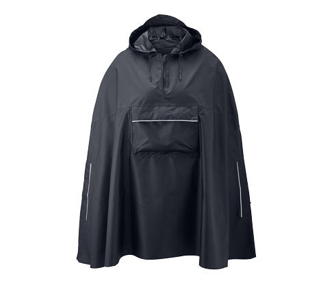 Tchibo - Pončo do deště - barva: modrá