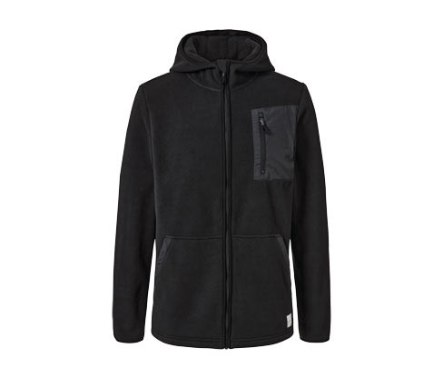 Tchibo - Fleecová bunda - pro muže - vel. S 44/46 - barva: černá