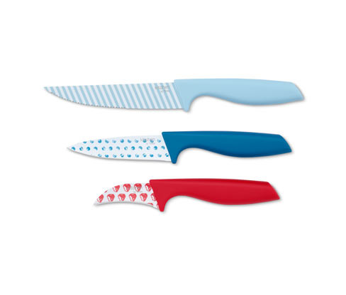 Tchibo - Kuchyňské nože - barva: modrá