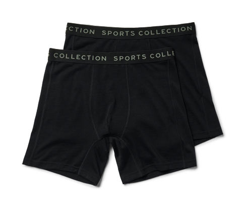 Tchibo - Boxerky s vlnou merino - pro muže - vel. S/4 - barva: černá