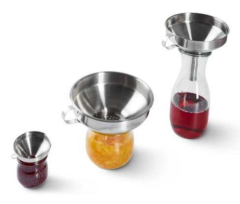 Tchibo - Sada trychtýřů z ušlechtilé oceli