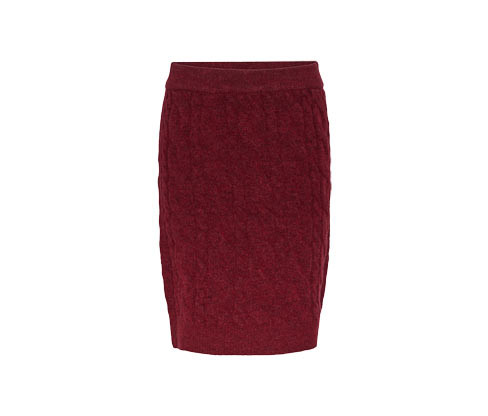 Tchibo - Pletená sukně - pro ženy - vel. XS 32/34 - barva: červená