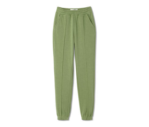 Tchibo - Dětské tepláky - pro dívky - vel. 122/128 - barva: zelená