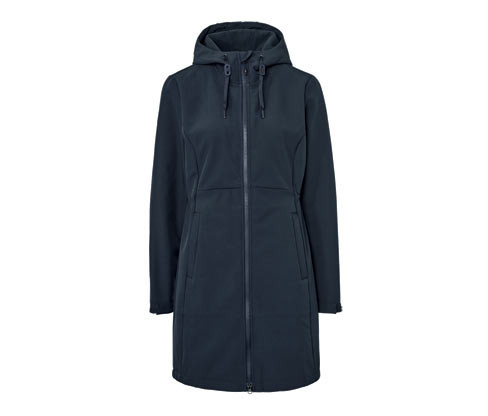 Tchibo - Softshellový kabát - pro ženy - vel. 36 - barva: modrá
