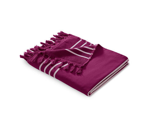 Tchibo - XL osuška - barva: červená