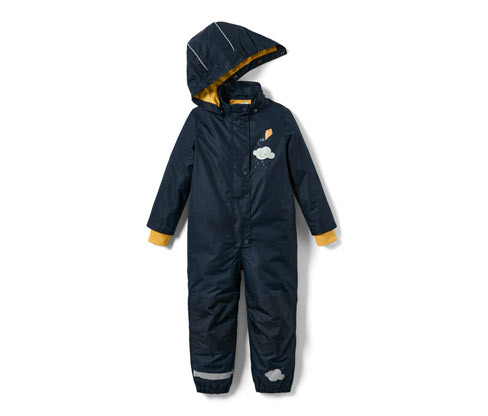 Tchibo - Dětská kombinéza do deště - pro miminko - vel. 74/80 - barva: modrá/s potiskem