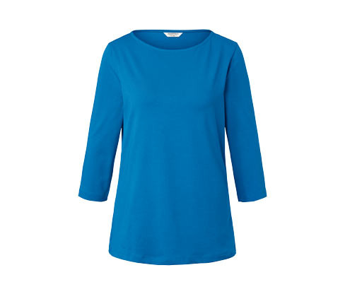 Tchibo - Triko s 3/4 rukávem - pro ženy - vel. S 36/38 - barva: modrá