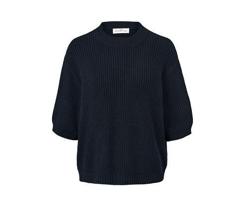 Tchibo - Svetr z hrubé pleteniny - pro ženy - vel. S 36/38 - barva: modrá