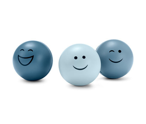 Tchibo - Antistresové míčky 3 ks - barva: vícebarevná