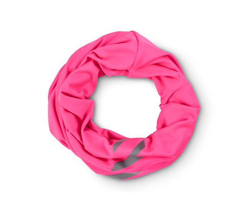 Tchibo - Multifunkční šátek - barva: růžová