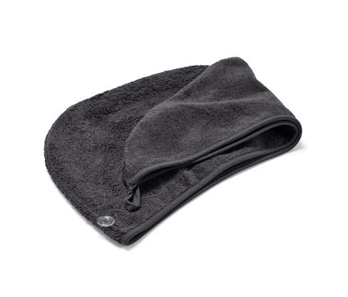 Tchibo - Ručníkový turban - barva: šedá