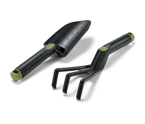 Tchibo - Sada zahradnického nářadí - barva: černá