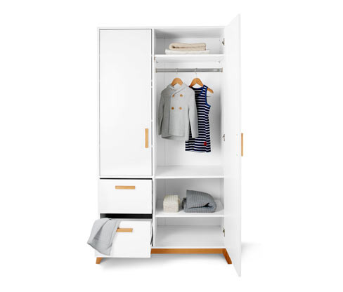 Tchibo - Šatní skříň - barva: bílá